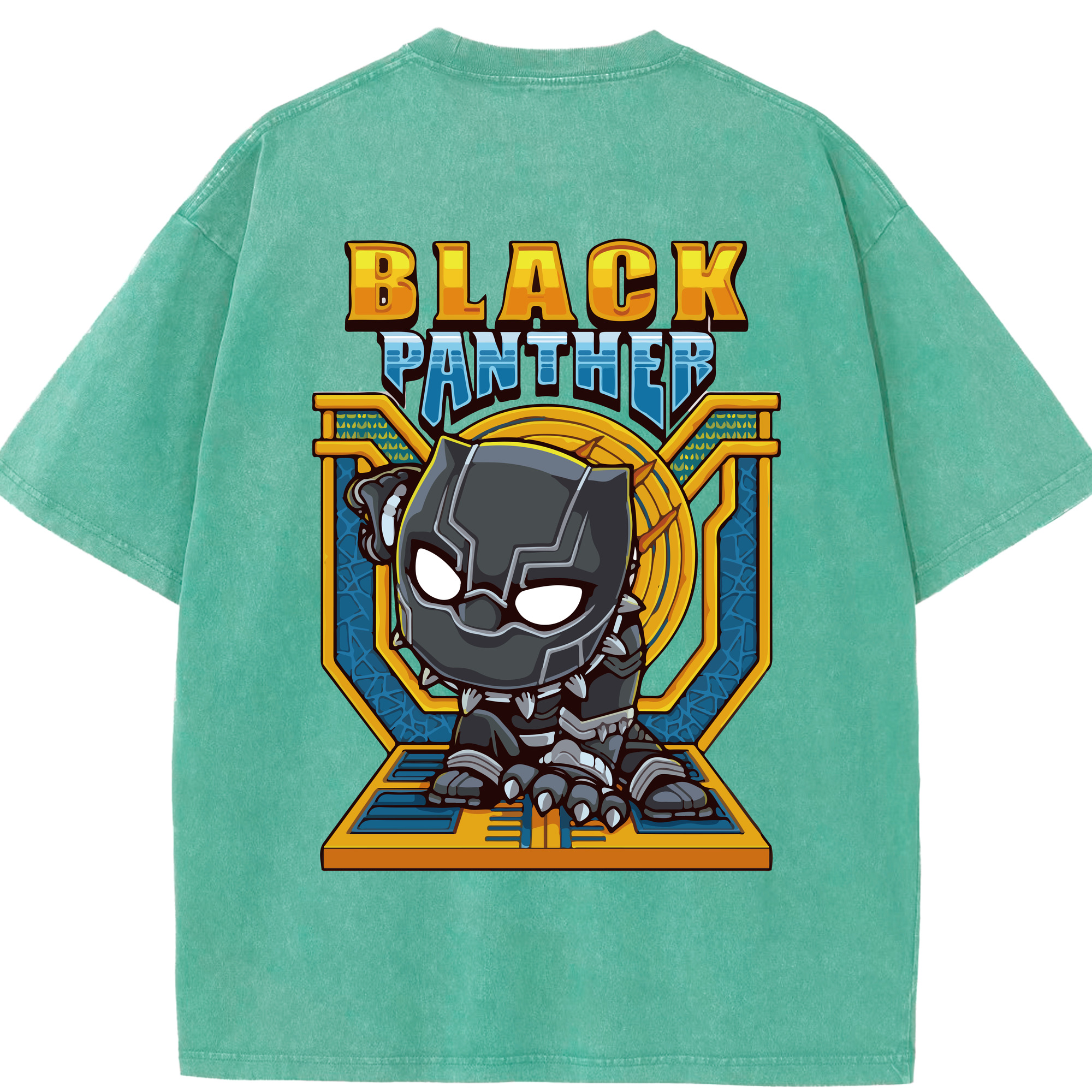 （画像用） アベンジャーズ The Avengers 綿100% ヴィンテージ風 半袖Tシャツ（背面プリント）
